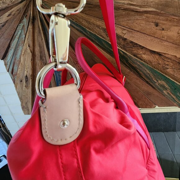 Kate Spade nylon/canvas/leather travel cross body bag - Picture 11 of 16